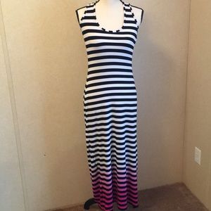 Nicole Miller Full Length Tank Dress Sz XL